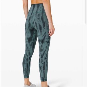 Lululemon wunder train shibori leggings